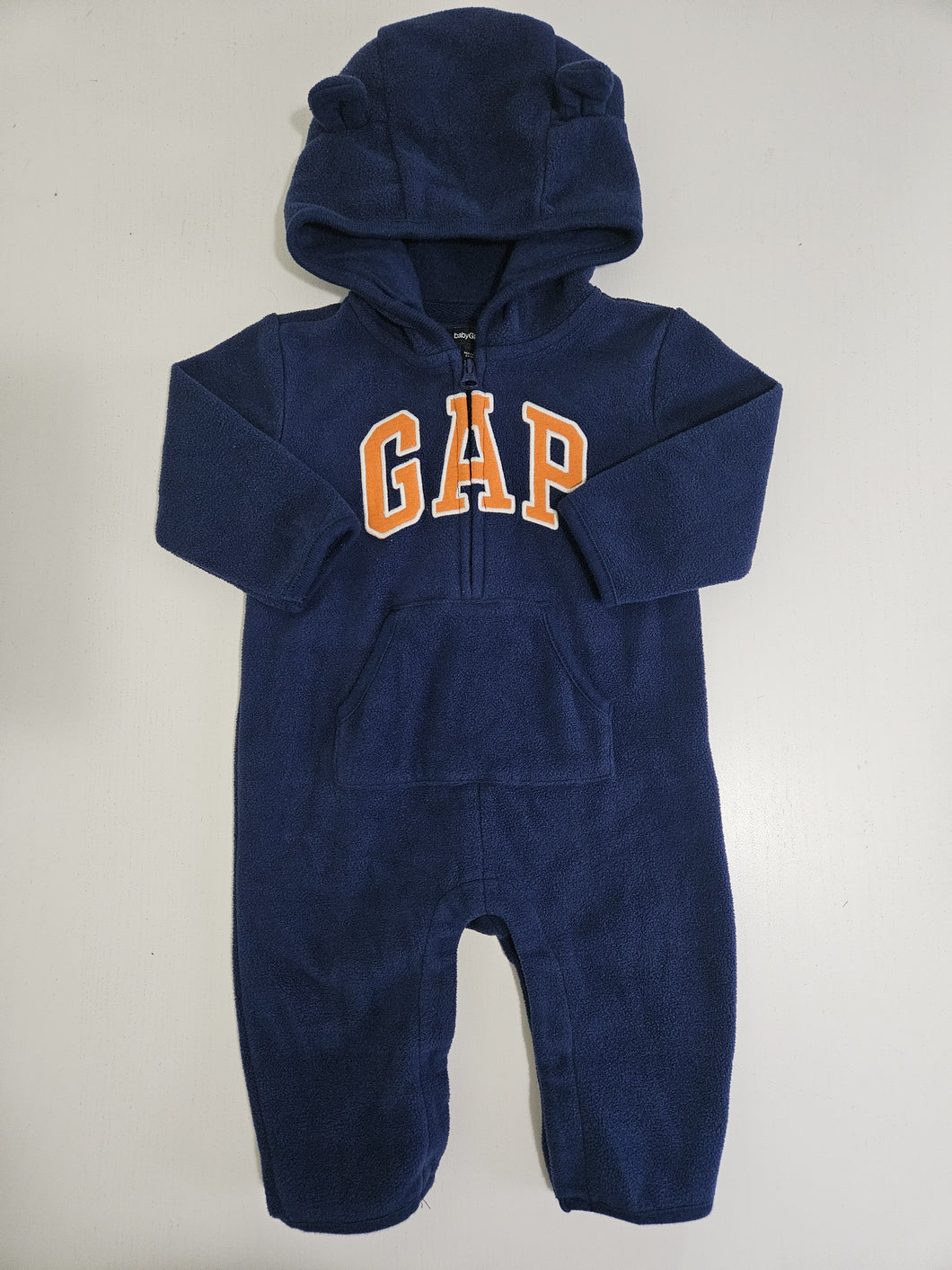 Baby Gap • Fleece Zip Bunting Suit