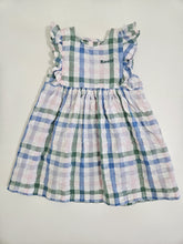 Cargar imagen en el visor de la galería, ROOTS • Pastel Plaid Summer Dress
