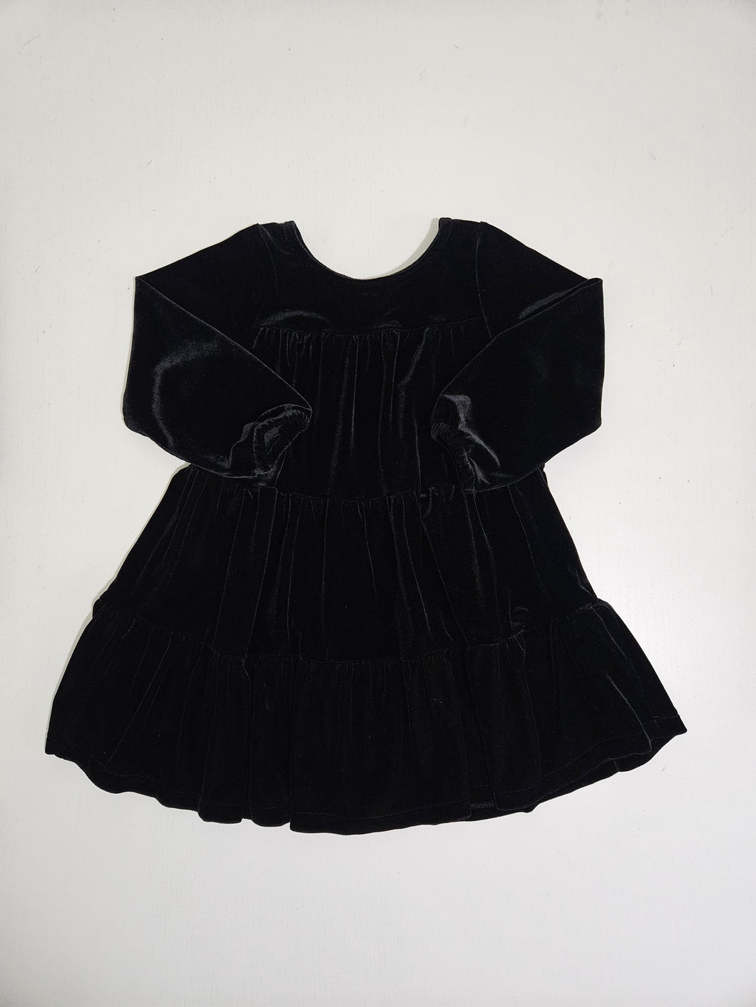 Ralph Lauren • Black Velour Dress