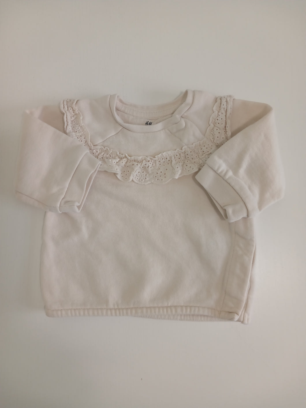 <b>H&M</b> Lace Trim Pullover Sweater