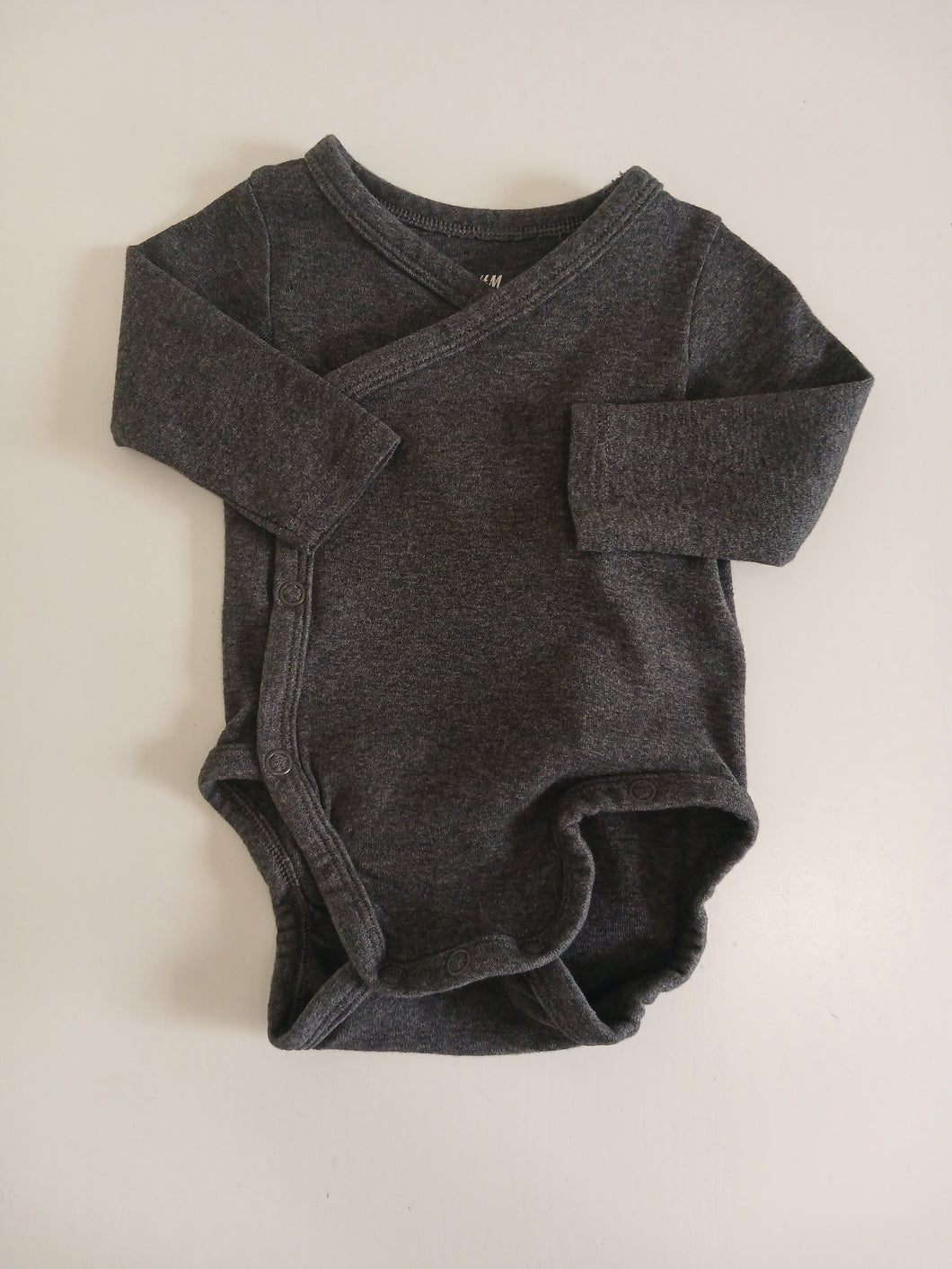 <b>H&M</b> Charcoal Bodysuit