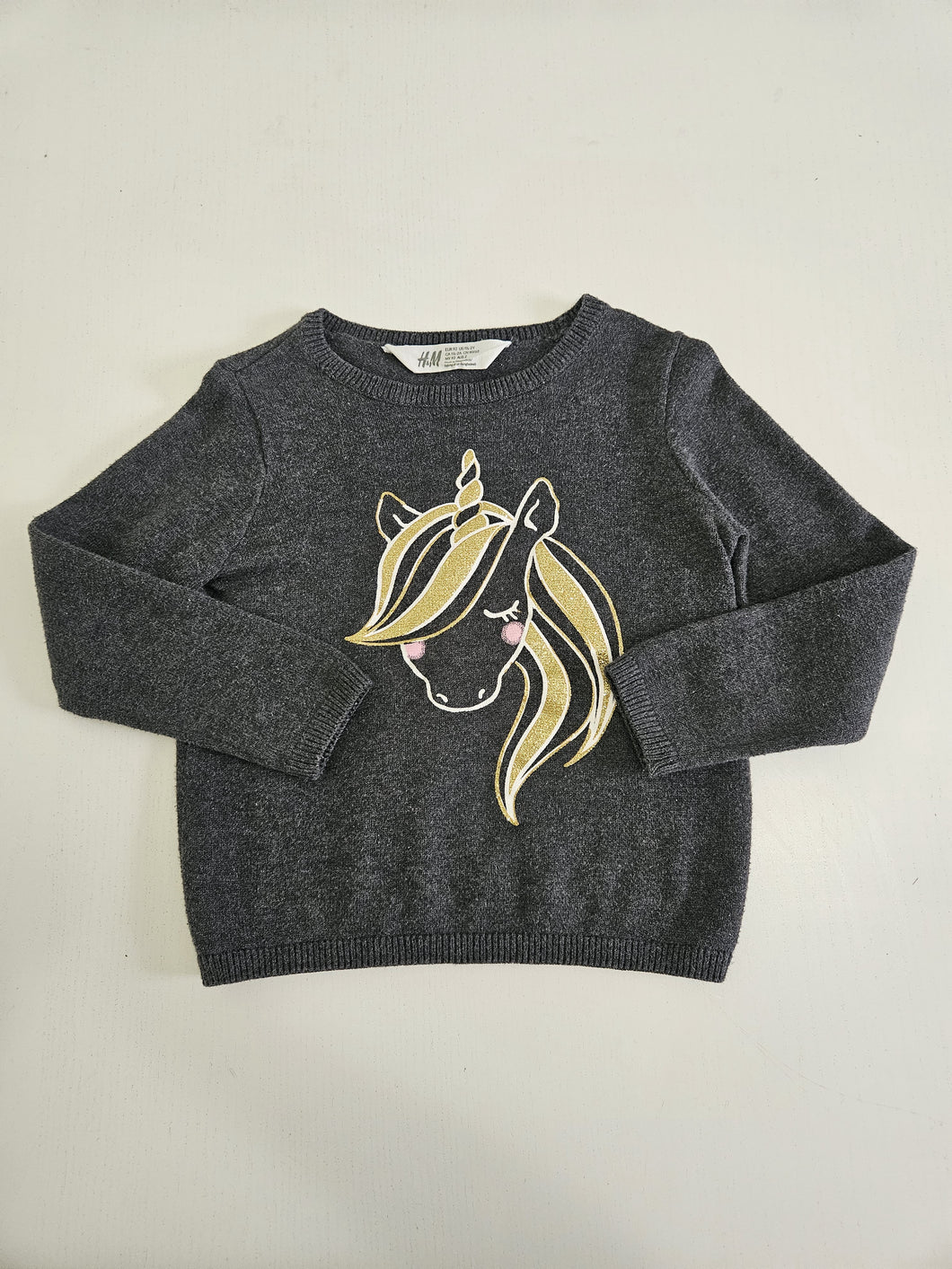 H&M • Unicorn Knit Sweater
