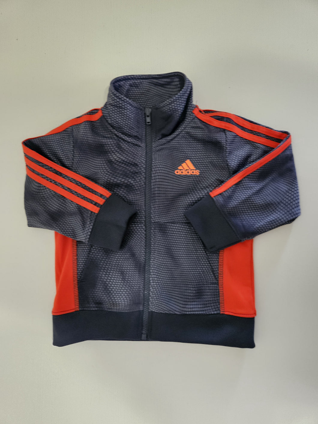 Adidas • Athletic Zip Smudge Style Sweater
