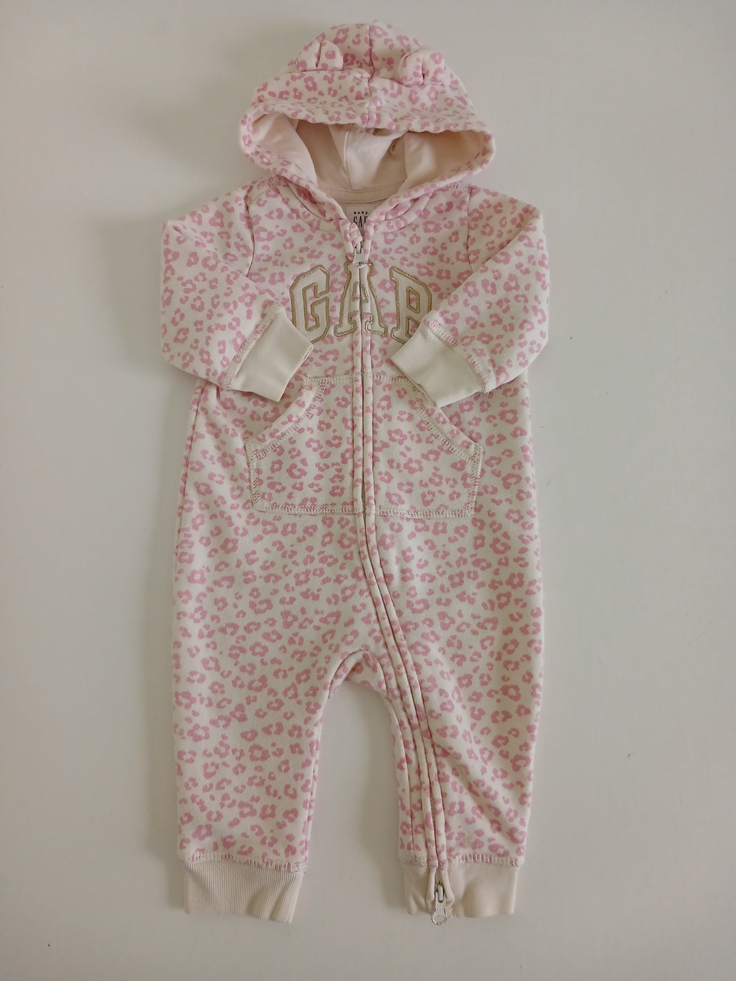 <b>Baby Gap</b> Cheetah Print Bunting Suit