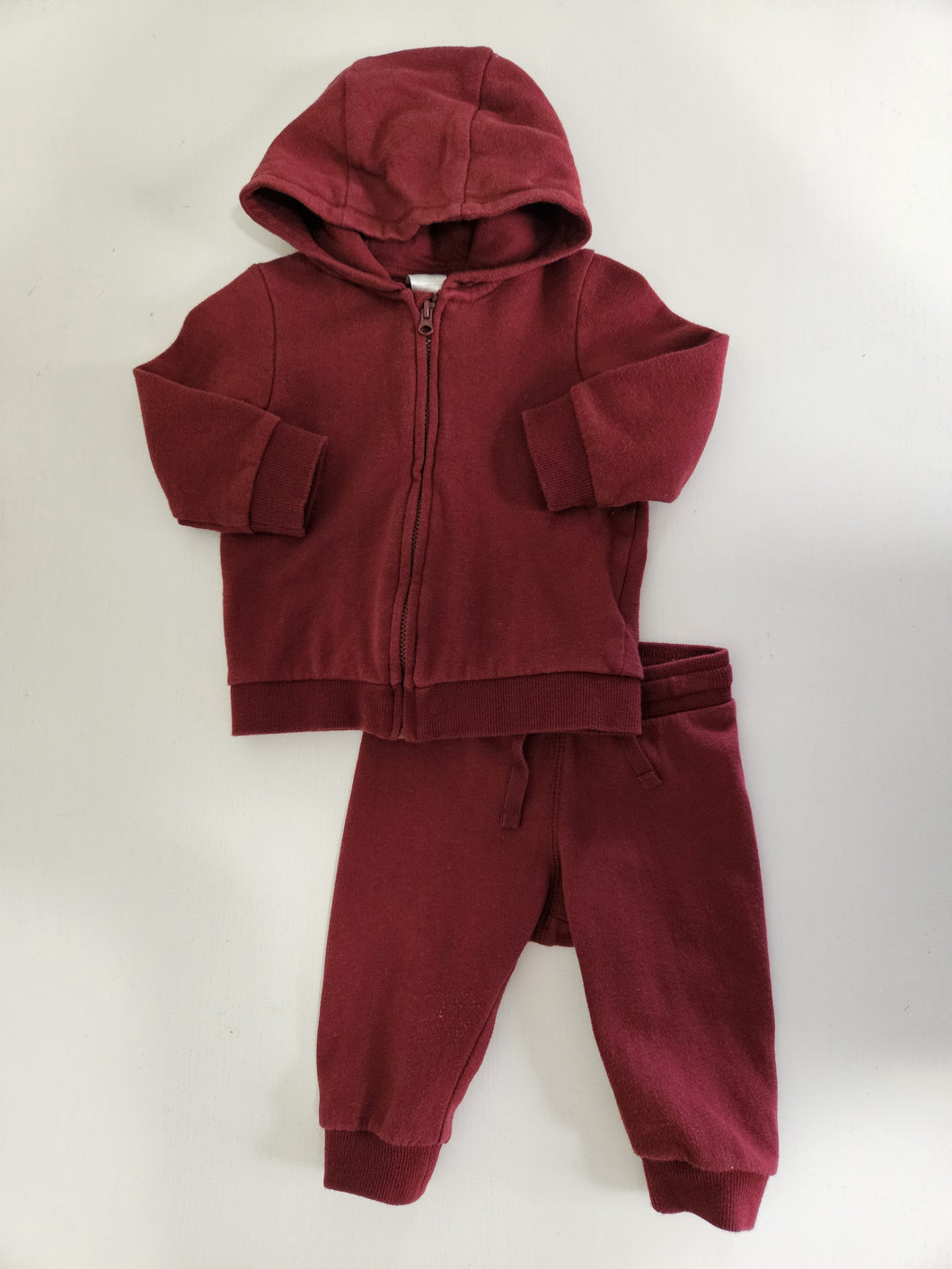 H&M • Burgundy Jogger Suit