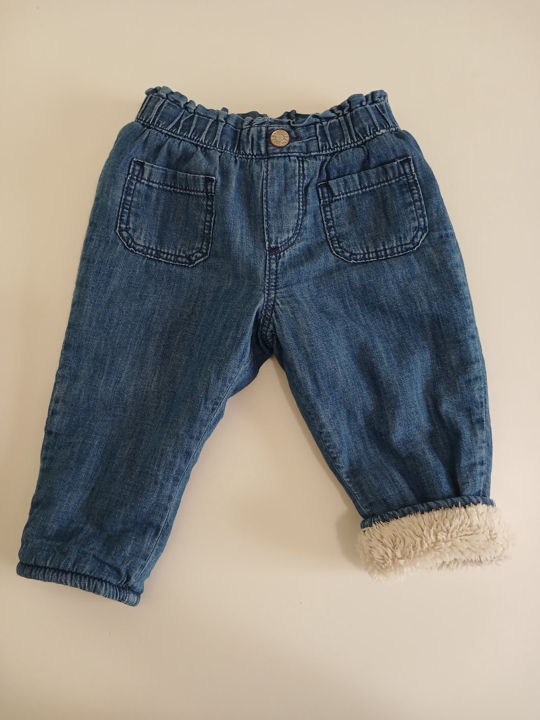 <b>Baby Gap</b> Sherpa Lined Denim Style Pants