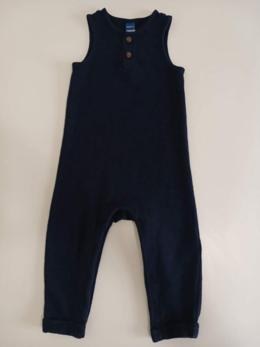 <b>Old Navy</b> Solid Navy Romper