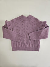 Cargar imagen en el visor de la galería, Baby Gap • Lilac Pointelle Sweater
