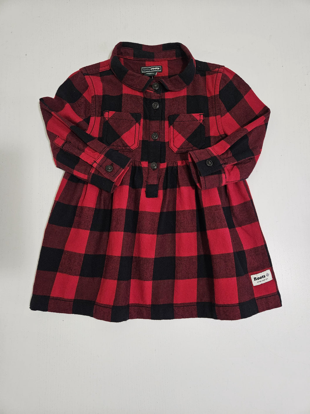 ROOTS • Plaid Dress NWT